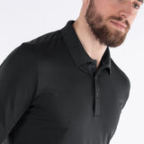 Galvin Green Marwin Long Sleeve Black Shirt