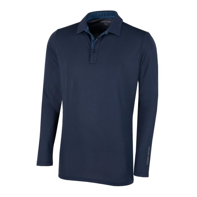 Galvin Green Marwin Long Sleeve Navy Shirt