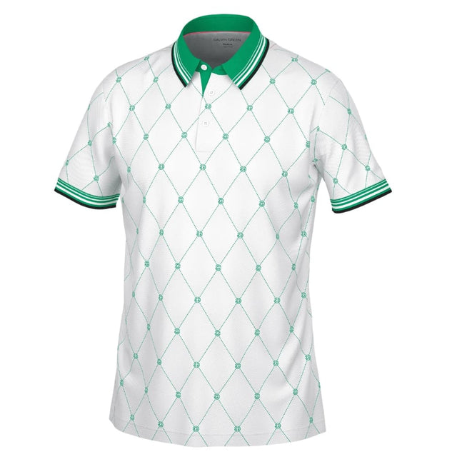 Galvin Green Miguel White/Green Polo