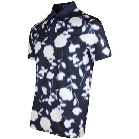 G/FORE Blur Floral Tech Twilight Polo - One Golf