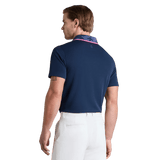 G/FORE Camo Collar Performance Pique Twilight Polo Shirt - One Golf