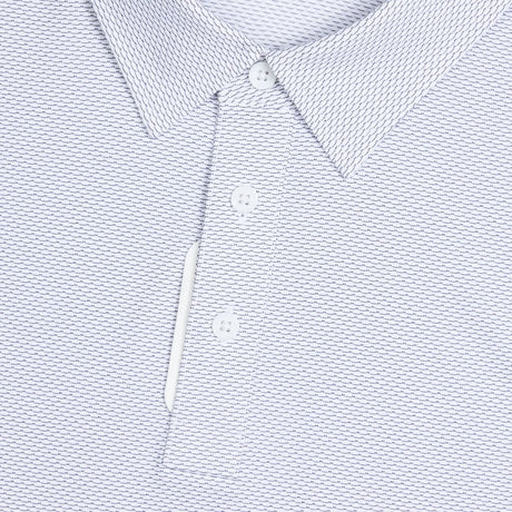 G/FORE Fine Stretch Jacquard Onyx Polo - One Golf