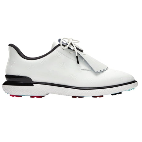 G/FORE Gallivan2r Heart G's Kiltie Snow/Onyx Ladies Golf Shoe - One Golf