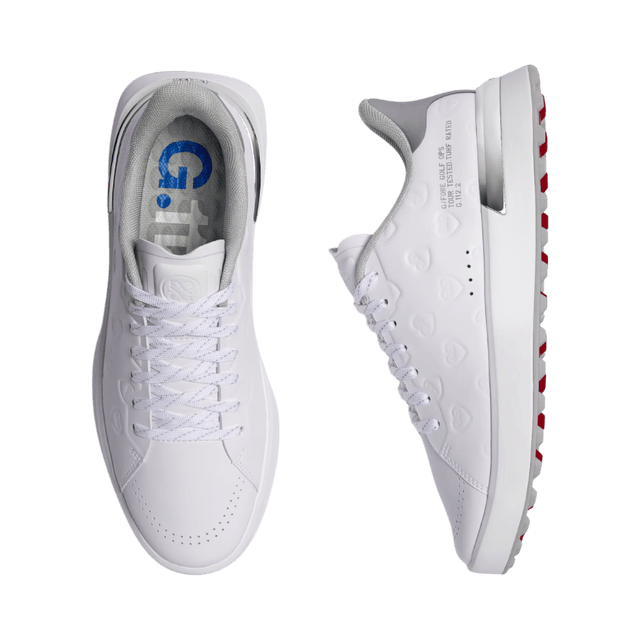 G/FORE Ladies G.112 Embossed Heart G's S/SLV Golf Shoe - One Golf