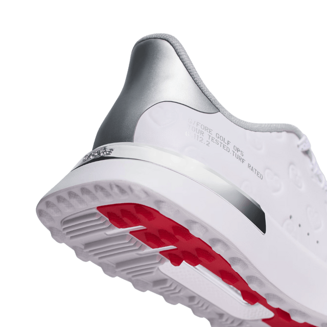 G/FORE Ladies G.112 Embossed Heart G's S/SLV Golf Shoe - One Golf