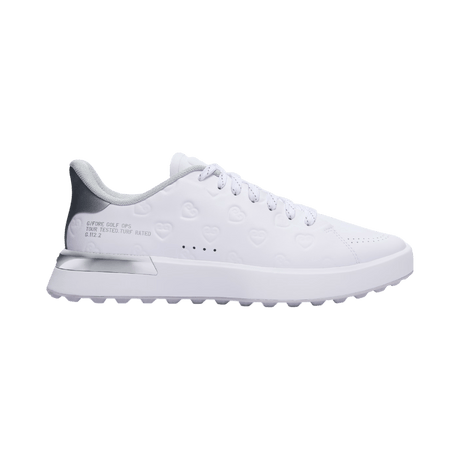 G/FORE Ladies G.112 Embossed Heart G's S/SLV Golf Shoe - One Golf