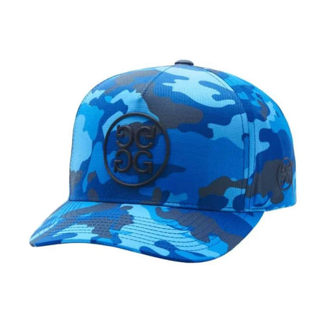 G/Fore Men's blue camo Circle GS Snapback Hat - One Golf