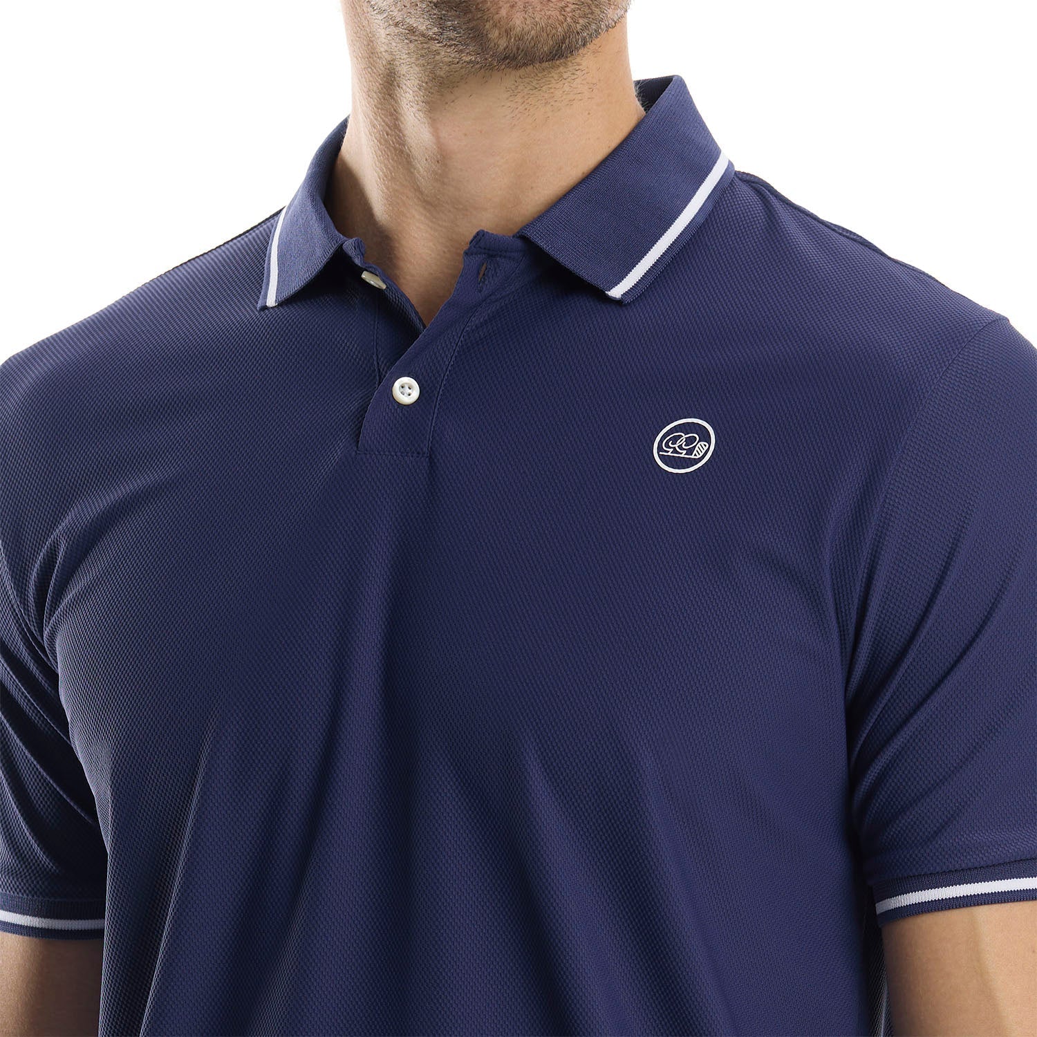 Good Good Midnight Textured Polo – One Golf