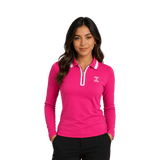 ITU Golf Khensi Cerise Pink Shirt - One Golf