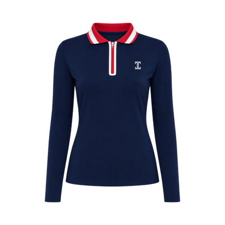 ITU Golf Khensi Navy Blue Shirt - One Golf