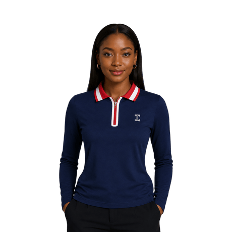 ITU Golf Khensi Navy Blue Shirt - One Golf