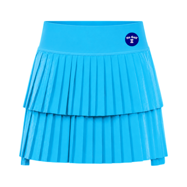 ITU Golf Layered Pleated Blue Skort - One Golf