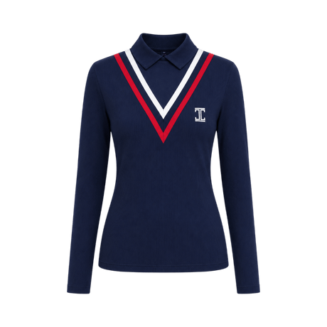 ITU Golf Zanele V Navy Blue Shirt - One Golf