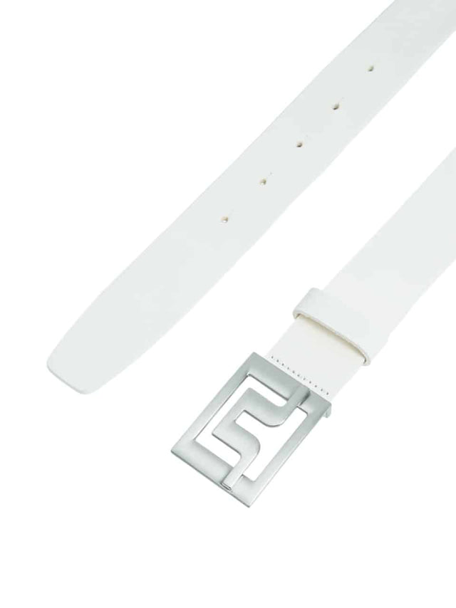 J.Lindeberg Slater 40 White Leather Belt
