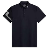 J.Lindeberg Heath Strike Navy Golf Polo