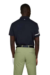 J.Lindeberg Heath Strike Navy Golf Polo