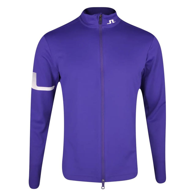 J.Lindeberg Heath Zip Deep Wisteria Mid Layer