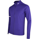 J.Lindeberg Heath Zip Deep Wisteria Mid Layer