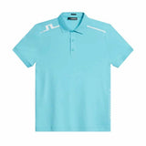 J.Lindeberg Lionel Reg Fit Blue Curacao Sky Golf Polo
