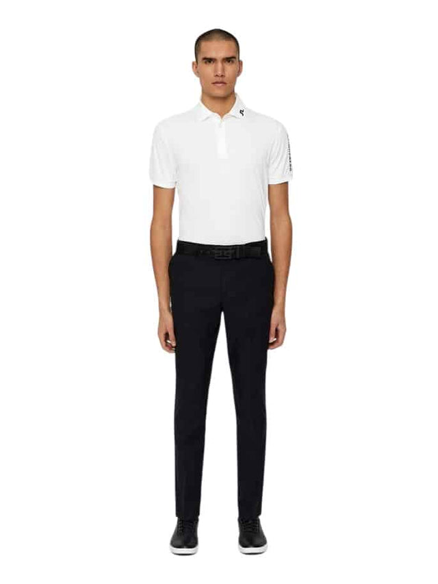 J.Lindeberg Tour Tech Reg Fit Golf Polo White