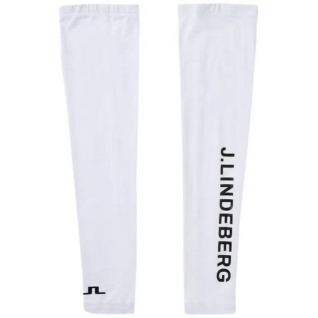 J. Lindeberg White Enzo Golf Sleeves - One Golf