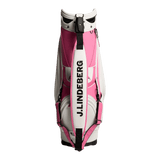 J.Lindeberg 30 Year Anniversary White/Pink Staff Bag - One Golf