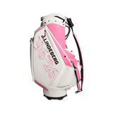 J.Lindeberg 30 Year Anniversary White/Pink Staff Bag - One Golf
