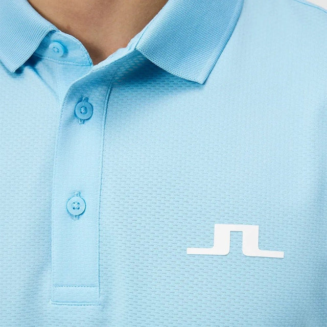J.Lindeberg Bridge Reg Fit Baltic Sea Polo - One Golf