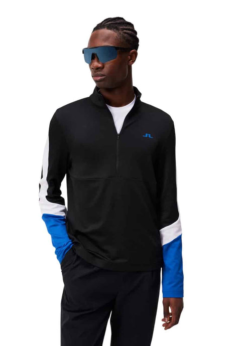 J.Lindeberg Carl Black Mid Layer - One Golf