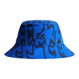 J.Lindeberg Denver Printed Glitch Bridge Blue Bucket Hat - One Golf
