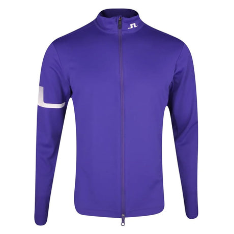 J.Lindeberg Heath Zip Deep Wisteria Mid Layer - One Golf