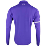 J.Lindeberg Heath Zip Deep Wisteria Mid Layer - One Golf