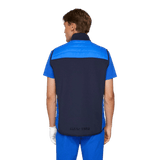J.Lindeberg Holden Quilt Club Blue Hybrid Vest - One Golf