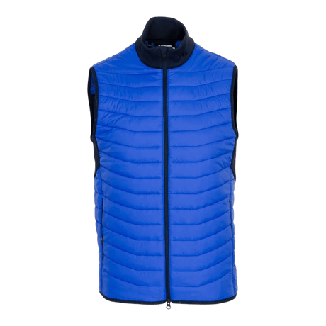 J.Lindeberg Holden Quilt Club Blue Hybrid Vest - One Golf