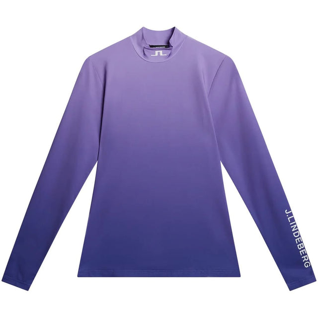 J.Lindeberg Kate Compression Deep Wisteria Ladies Top - One Golf