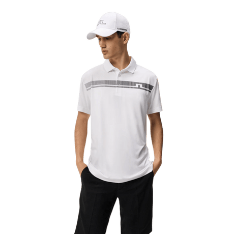 J.Lindeberg Klas White Golf Polo - One Golf