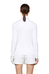 J.Lindeberg Lina Quarter Zip White Mid Layer - One Golf