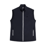 J.Lindeberg Navy Ash Light Packable Vest - One Golf
