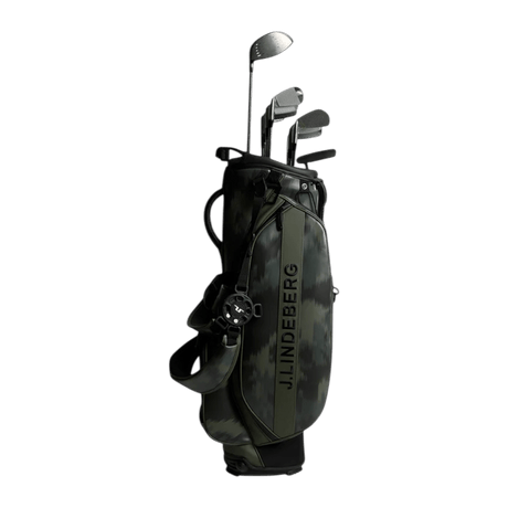 J.Lindeberg Print Warp Forest Play Stand Bag - One Golf