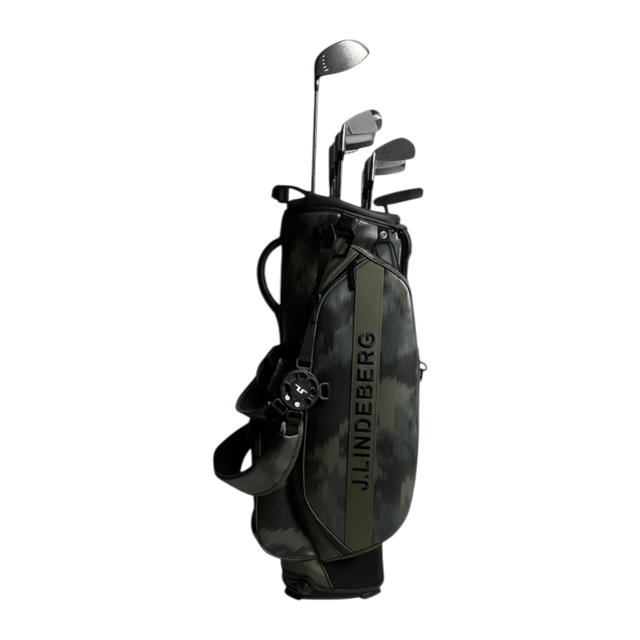 J.Lindeberg Print Warp Forest Play Stand Bag - One Golf