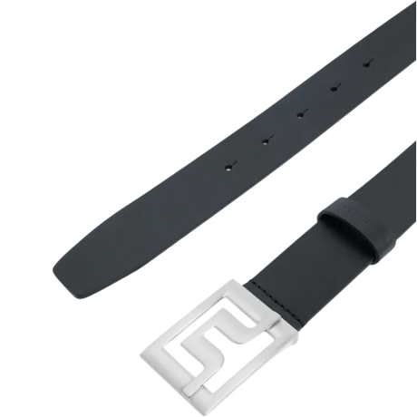 J.Lindeberg Slater 40 Pro Black Leather Belt - One Golf