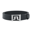 J.Lindeberg Slater 40 Pro Black Leather Belt - One Golf