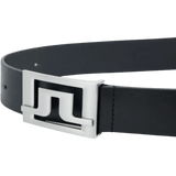 J.Lindeberg Slater 40 Pro Black Leather Belt - One Golf