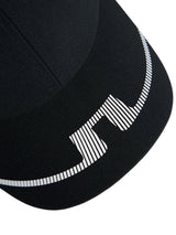 J.Lindeberg The Gradient Black Cap - One Golf