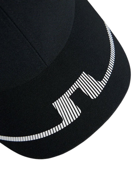 J.Lindeberg The Gradient Black Cap - One Golf