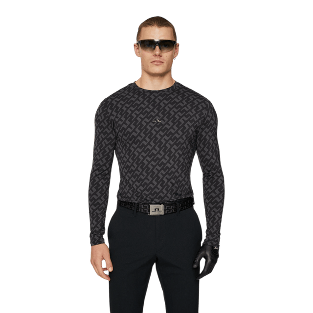 J.Lindeberg Thor Blas Bridge Bridge Black Long Sleeve - One Golf