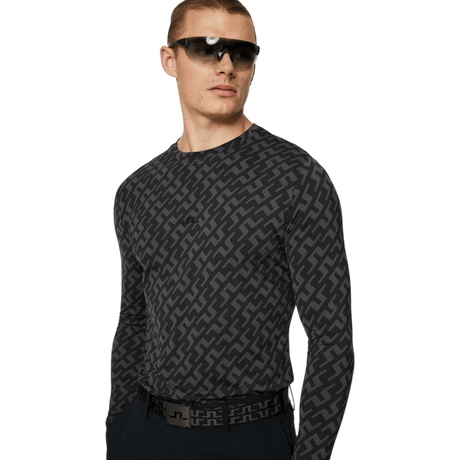 J.Lindeberg Thor Blas Bridge Bridge Black Long Sleeve - One Golf