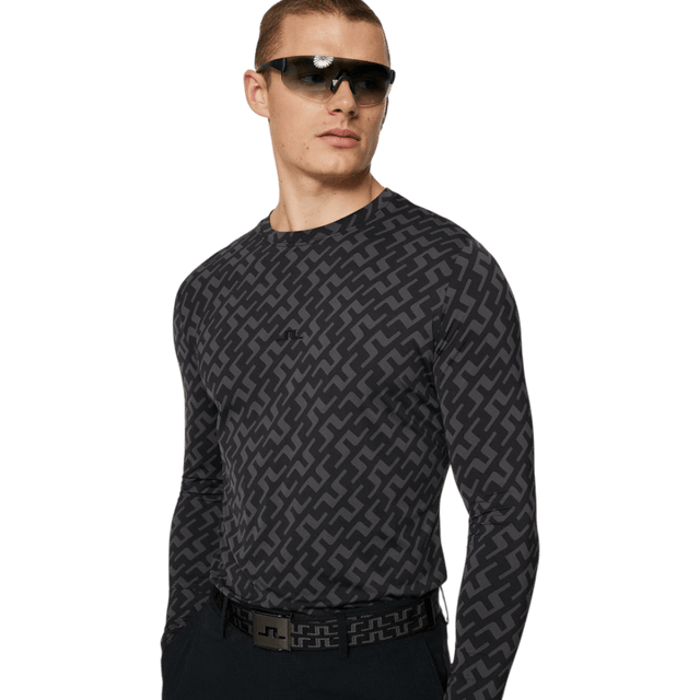 J.Lindeberg Thor Blas Bridge Bridge Black Long Sleeve - One Golf
