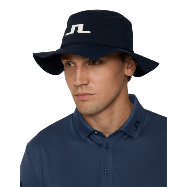 J.Lindeberg Tour Bucket Navy Hat - One Golf