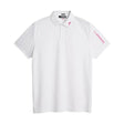 J.Lindeberg Tour Tech Reg Fit White Golf Polo - One Golf